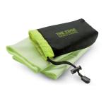DRYE Sport towel in nylon pouch Green