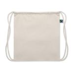 OSOLE DRAW Beutel mit Kordelzug Fairtrade Beige
