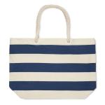 HEAVEN STRIPE Cotton beach bag 220 gr/m² Aztec blue