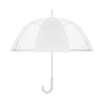 GOTA Transparenter Regenschirm 23" (⌀ 102cm), gebogener Griff. 
