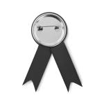 LAZO Ribbon style badge pin Black