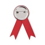 LAZO Ribbon style badge pin Red