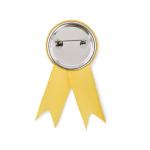 LAZO Ribbon style badge pin Yellow