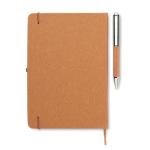 ELEGANOTE Set mit Notizbuch Beige