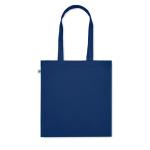 BENTE COLOUR Organic cotton shopping bag Aztec blue