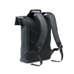 BAI ROLL 15" Rolltop-Rucksack PU Schwarz