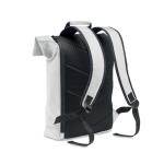 BAI ROLL Laptop PU Rolltop backpack White