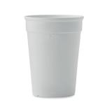 AWAYCUP Recycled PP cup capacity 300ml White