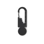 MULTIKEY Multifunctional key ring token Black