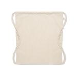 CABETRI Beutel mit Kordelzug recycelt Beige