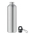 REBIG MOSS Trinkflasche recycelter 750 ml Silber matt
