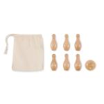 BOLITO Mini-Bowling-Set Kiefernholz Holz