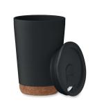 CO Doppelwandiger Becher 300 ml Schwarz
