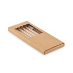 GLAW Glas Trinkhalme-Set Holz