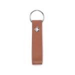 STROKEY Schlüsselring mit Schlaufe PU Braun
