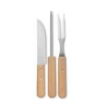 TOOLDERA Stainless steel barbecue tools Timber