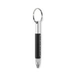 TWEN Key ring with twist action pen Black