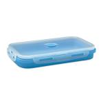 KOLAPSO Collapsible silicone lunch box Light blue