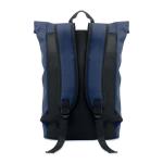 LAPTOSA Laptop 15" roll top PU backpack Aztec blue