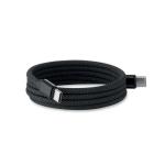 BRAID Magnetisches Kabel RPET Schwarz