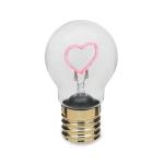 LUMIGLOW LED decorative bulb Neon fuchsia