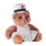 NURSE Teddybär Krankenschwester Weiß
