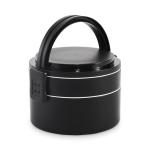 ENSALA PP two-tier lunch box 950 ml Black