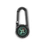 CHACO Outdoor compass with carabiner Black