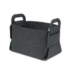 FIALAN Foldable RPET felt basket Stone