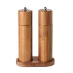 TUCCO SET Acacia salt & pepper grinders Timber