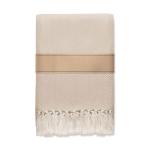 AMMOS Recycled polycotton blanket Fawn