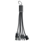HUBLUE 5in1 Ladekabel Schwarz