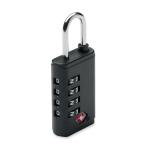 TSA 4-digit combination lock Black