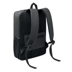 NOVIX 15" Hartschalen-RPET-Rucksack Schwarz