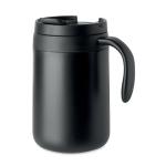CAFETITO Doppelwandiger Becher & Filter Schwarz