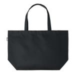 FAMA 600D RPET large shopping bag Black