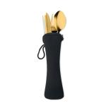 5 SERVICE Cutlery set stainless steel Goldyellow