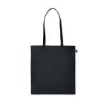 ZIMDE COLOUR Organic cotton shopping bag Black
