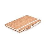 SUBER SET A5 cork notebook with pen 