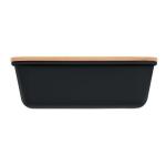 THURSDAY Lunchbox mit Bambus-Deckel Schwarz