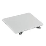 TRISTAND Faltbarer Laptop-Halter Silber matt