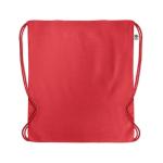 YUKI COLOUR Organic cotton drawstring bag Red