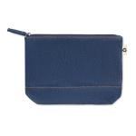 STYLE POUCH Recycled denim cosmetic pouch Aztec blue