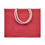 AURA Einkaufstasche Jute Rot