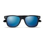 RHODOS Sunglasses with bamboo arms Aztec blue