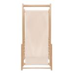 HONOPU Beach chair in wood Fawn