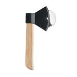 ZAZA Pizza cutter bamboo handle Black