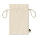 AMBER SMALL Kleiner Beutel Organic Cotton Beige