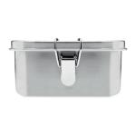 SAO Lunchbox Edelstahl Silber matt