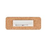 DERO Name tag holder in cork Fawn